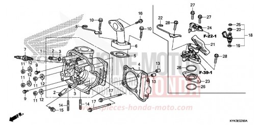 CYLINDER HEAD CRF110FE de 2014